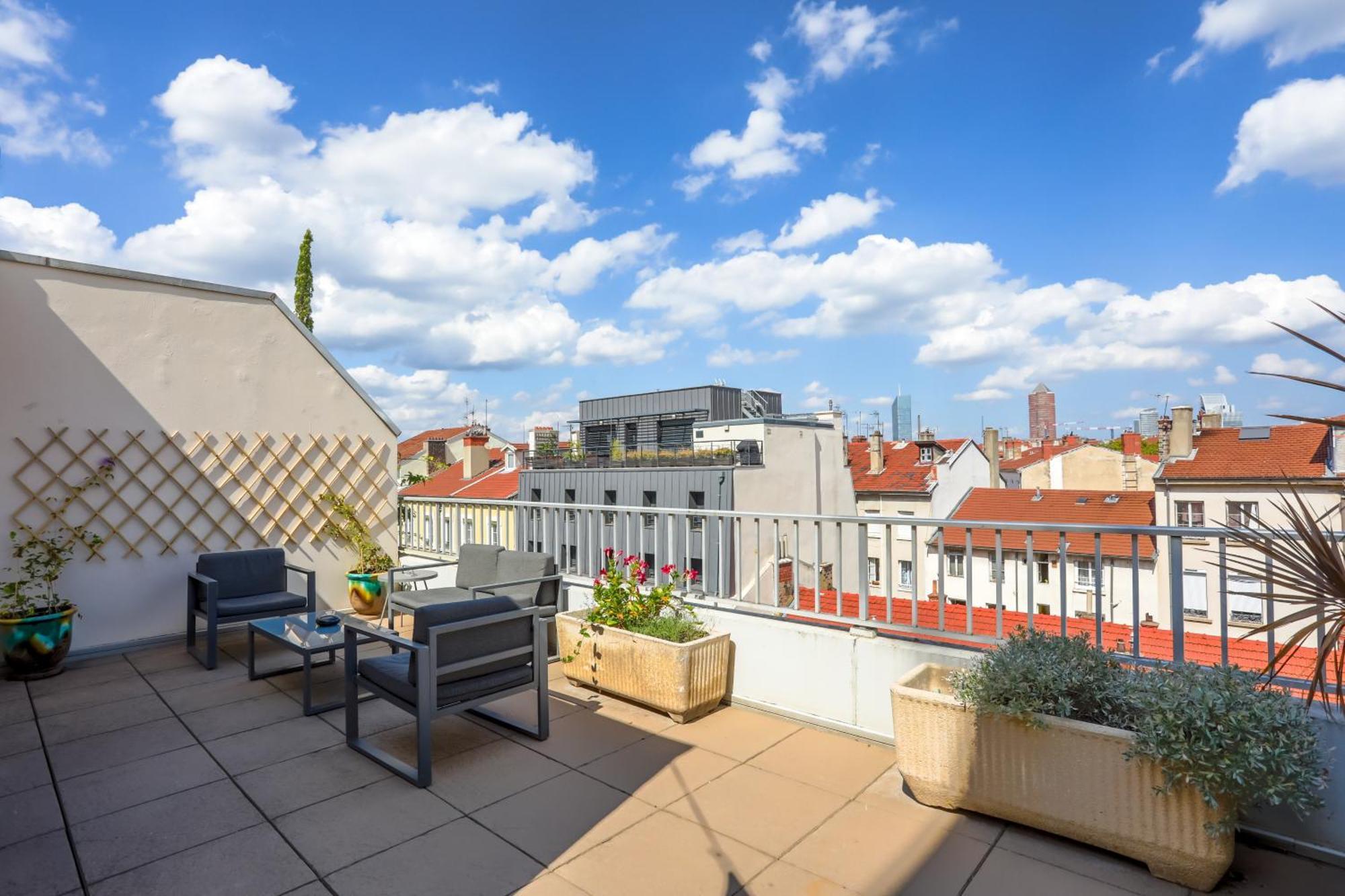 Lyon Premium - 7E Ciel Rooftop Panoramique Bagian luar foto